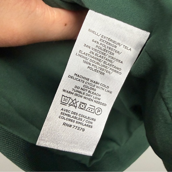 Ann Taylor Modern Double Breasted Green Blazer - Picture 6 of 7